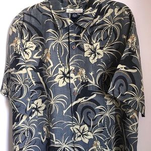 Linen and silk blend Tommy Bahama Button down